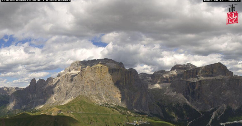 Webcam Campitello-Mazzin-Col Rodella  - Campitello di Fassa - Canazei - Gruppo del Sella
