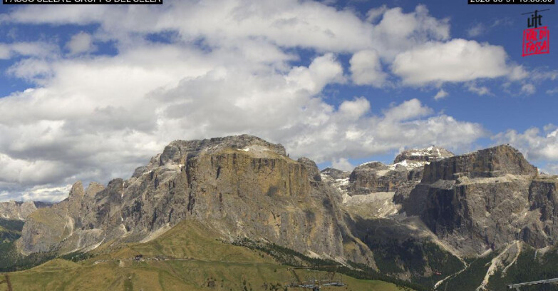 Webcam Campitello-Mazzin-Col Rodella  - Campitello di Fassa - Canazei - Gruppo del Sella