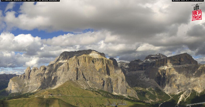 Webcam Campitello-Mazzin-Col Rodella  - Campitello di Fassa - Canazei - Gruppo del Sella