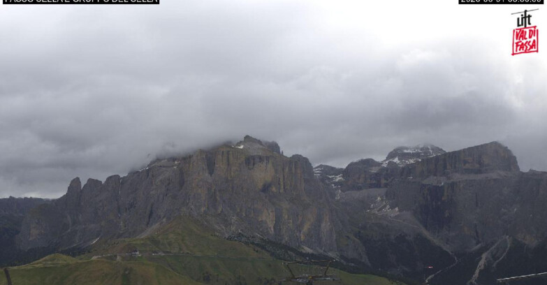 Webcam Campitello-Mazzin-Col Rodella  - Campitello di Fassa - Canazei - Gruppo del Sella