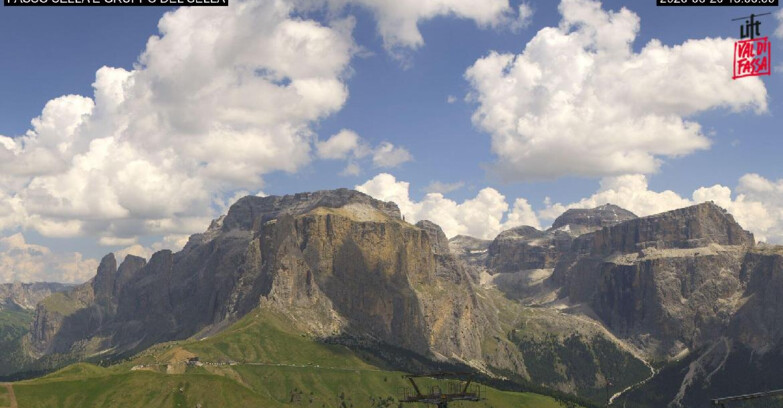 Webcam Campitello-Mazzin-Col Rodella - Campitello di Fassa - Canazei - Gruppo del Sella
