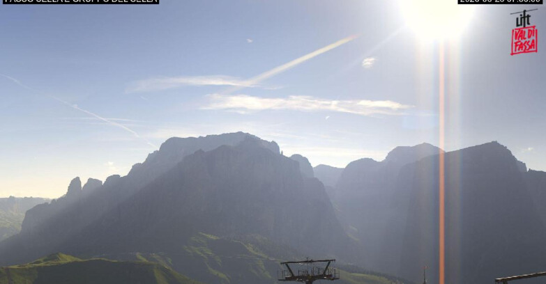 Webcam Campitello-Mazzin-Col Rodella  - Campitello di Fassa - Canazei - Gruppo del Sella