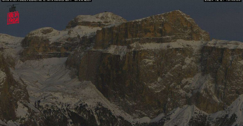 Webcam Campitello-Mazzin-Col Rodella - Canazei - Marmolada