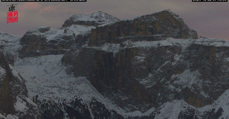 Webcam Campitello-Mazzin-Col Rodella  - Canazei - Marmolada