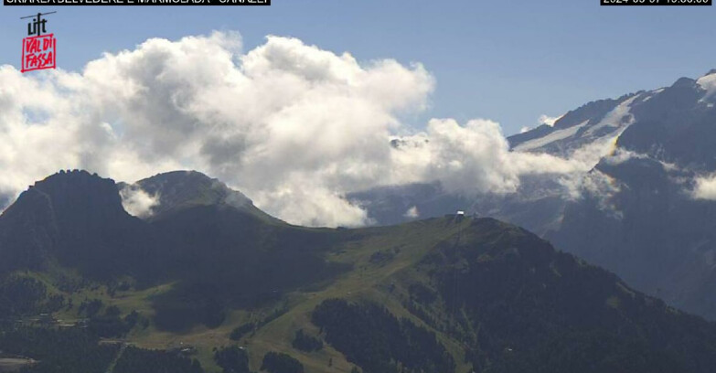 Webcam Campitello-Mazzin-Col Rodella - Canazei - Marmolada