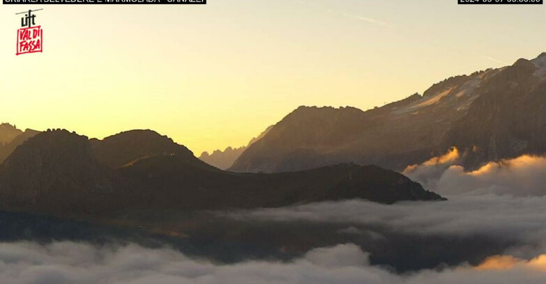 Webcam Campitello-Mazzin-Col Rodella - Canazei - Marmolada