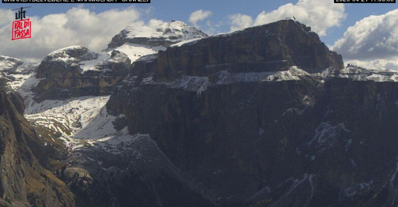 Webcam Campitello-Mazzin-Col Rodella  - Canazei - Marmolada