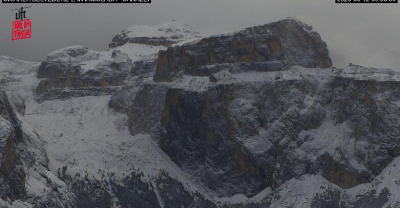Webcam Campitello-Mazzin-Col Rodella  - Canazei - Marmolada