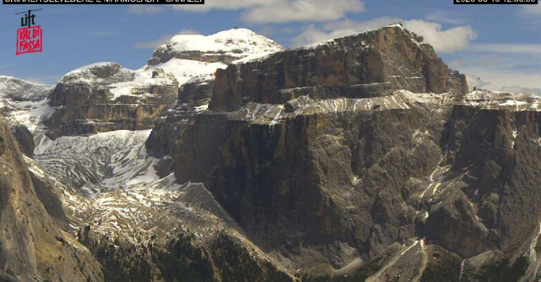 Webcam Campitello-Mazzin-Col Rodella - Canazei - Marmolada