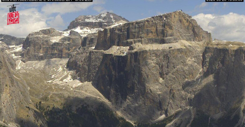 Webcam Campitello-Mazzin-Col Rodella - Canazei - Marmolada