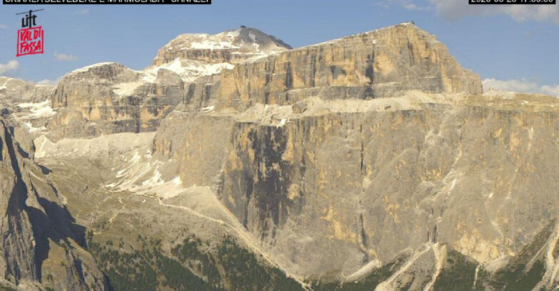 Webcam Campitello-Mazzin-Col Rodella - Canazei - Marmolada