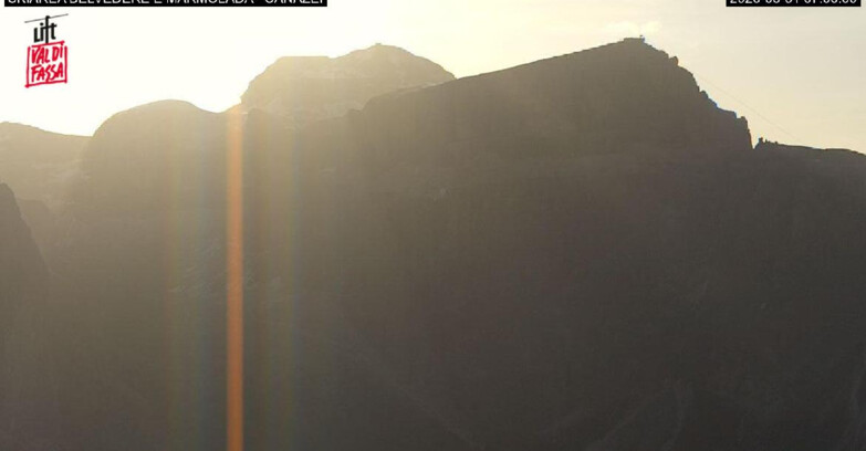 Webcam Campitello-Mazzin-Col Rodella - Canazei - Marmolada