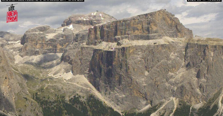 Webcam Campitello-Mazzin-Col Rodella  - Canazei - Marmolada