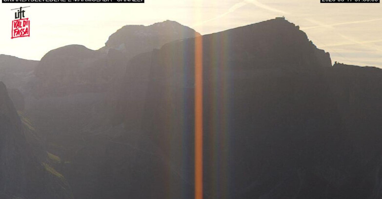 Webcam Campitello-Mazzin-Col Rodella  - Canazei - Marmolada