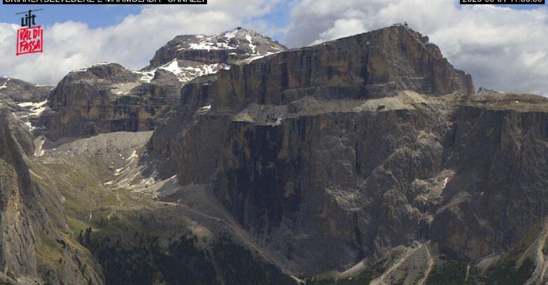 Webcam Campitello-Mazzin-Col Rodella  - Canazei - Marmolada