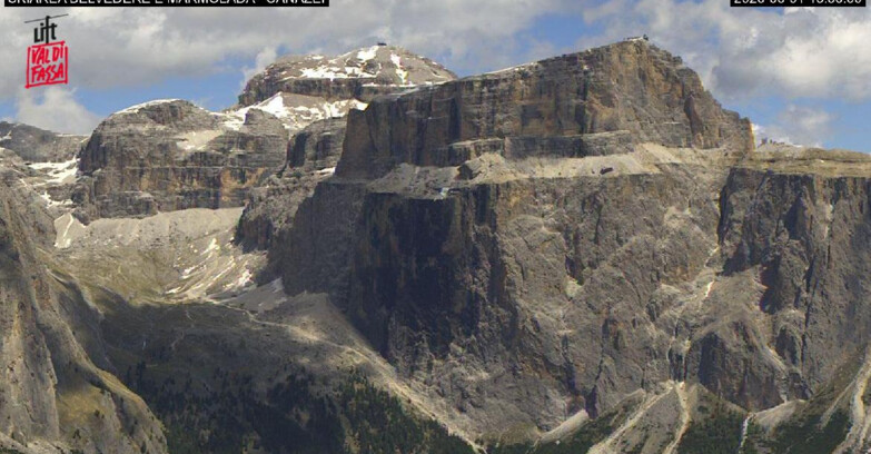 Webcam Campitello-Mazzin-Col Rodella  - Canazei - Marmolada