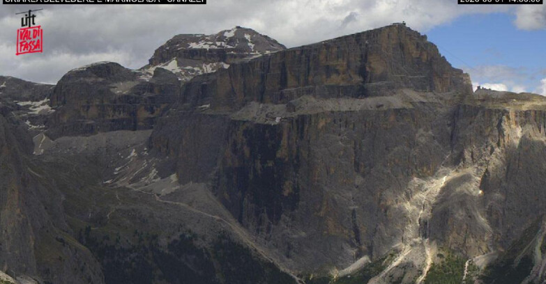 Webcam Campitello-Mazzin-Col Rodella  - Canazei - Marmolada