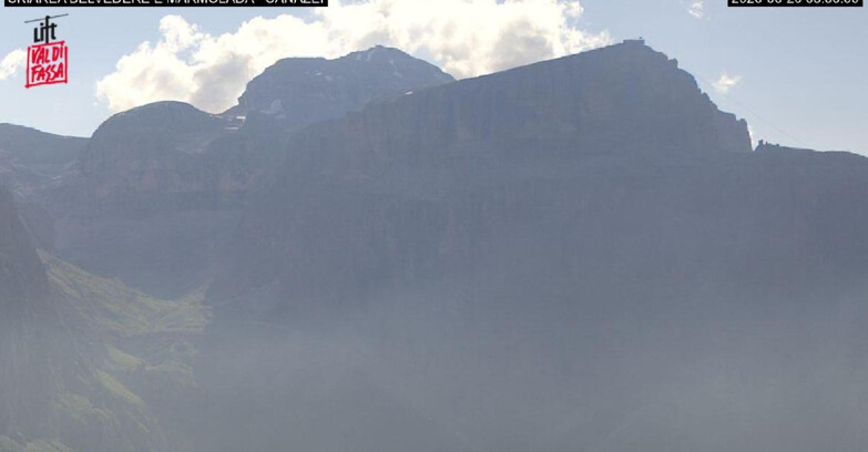 Webcam Campitello-Mazzin-Col Rodella - Canazei - Marmolada