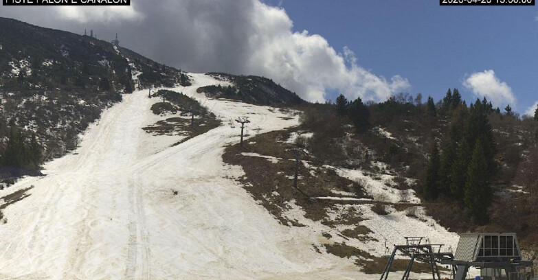 Webcam Monte Bondone - Bondone Palon e Canalon