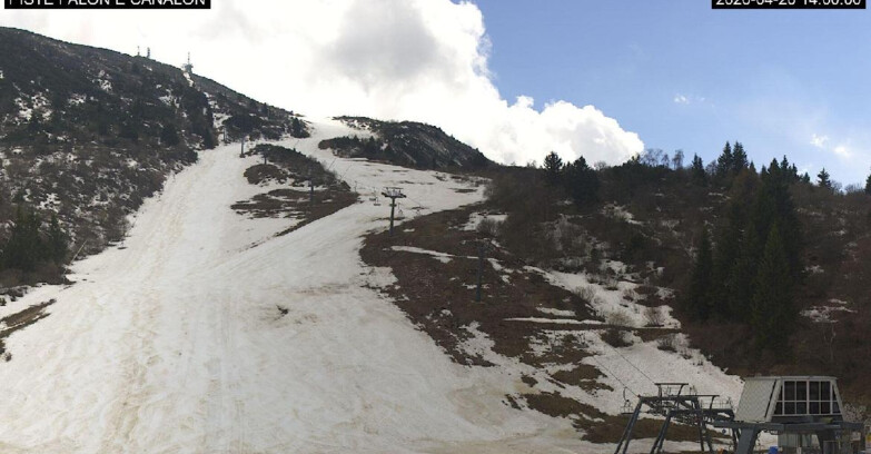 Webcam Monte Bondone - Bondone Palon e Canalon