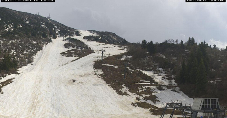 Webcam Monte Bondone - Bondone Palon e Canalon