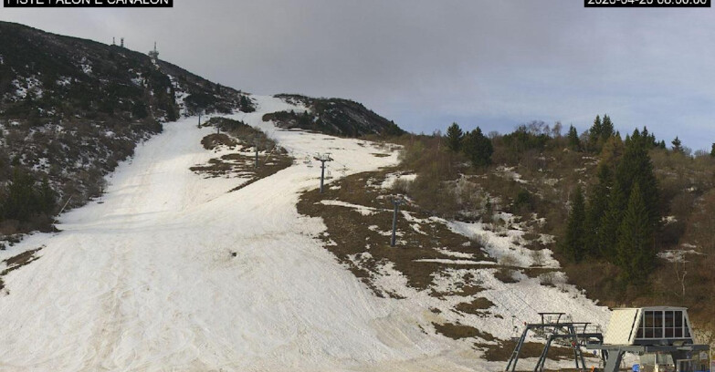 Webcam Monte Bondone - Bondone Palon e Canalon