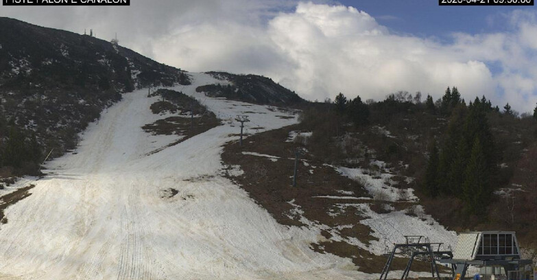 Webcam Monte Bondone - Bondone Palon e Canalon