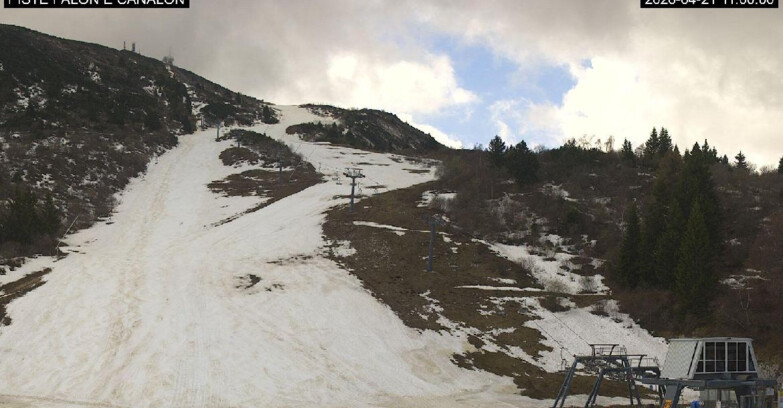 Webcam Monte Bondone - Bondone Palon e Canalon