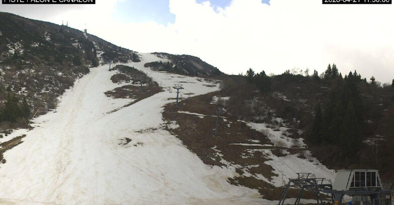 Webcam Monte Bondone - Bondone Palon e Canalon