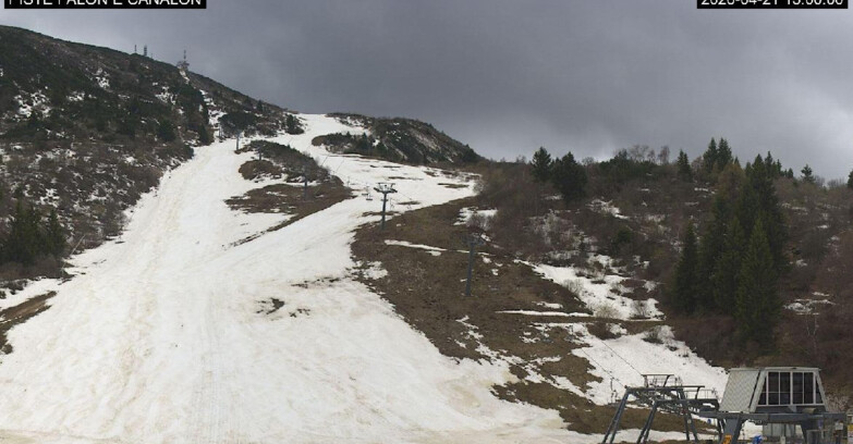 Webcam Monte Bondone - Bondone Palon e Canalon