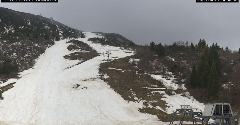 Webcam Monte Bondone - Bondone Palon e Canalon