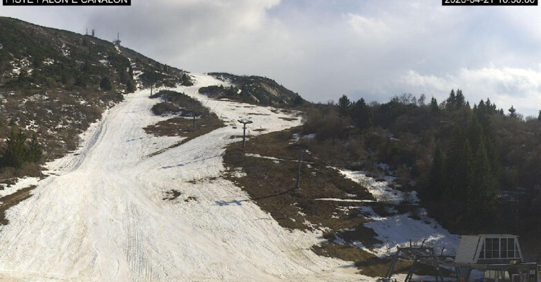 Webcam Monte Bondone - Bondone Palon e Canalon