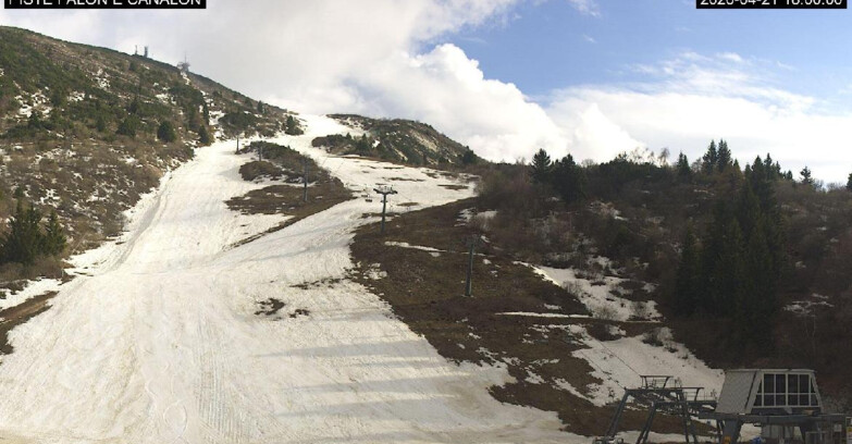 Webcam Monte Bondone - Bondone Palon e Canalon