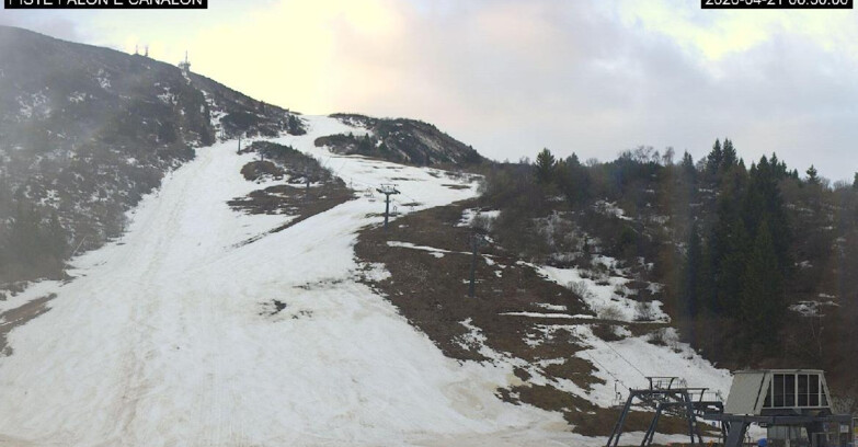 Webcam Monte Bondone - Bondone Palon e Canalon