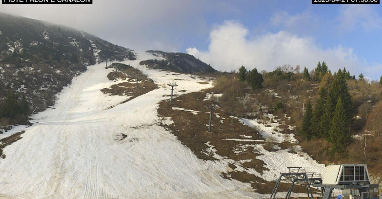 Webcam Monte Bondone - Bondone Palon e Canalon