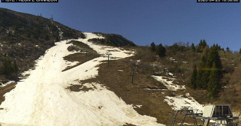 Webcam Monte Bondone - Bondone Palon e Canalon