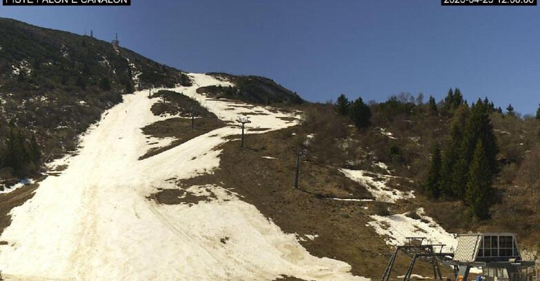 Webcam Monte Bondone - Bondone Palon e Canalon