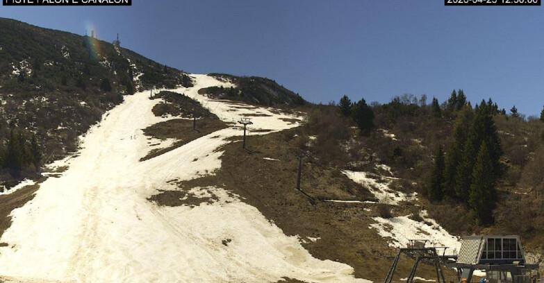 Webcam Monte Bondone - Bondone Palon e Canalon