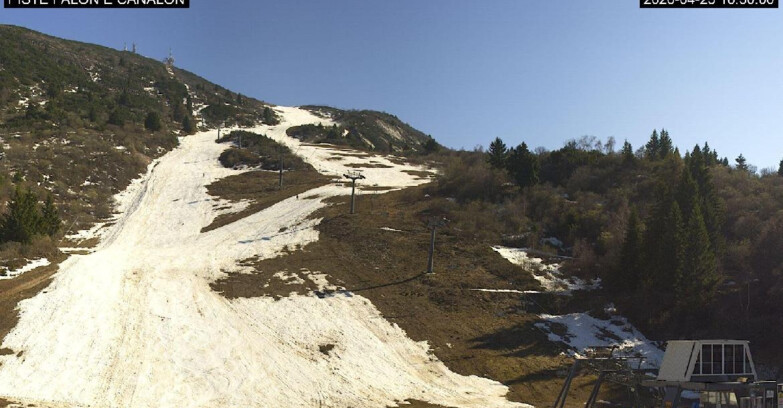 Webcam Monte Bondone - Bondone Palon e Canalon