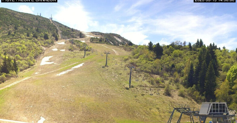 Webcam Monte Bondone - Bondone Palon e Canalon