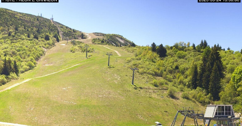 Webcam Monte Bondone - Bondone Palon e Canalon