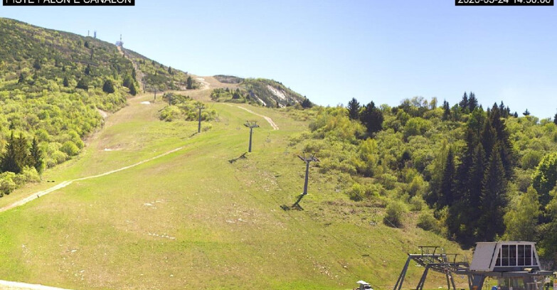 Webcam Monte Bondone - Bondone Palon e Canalon
