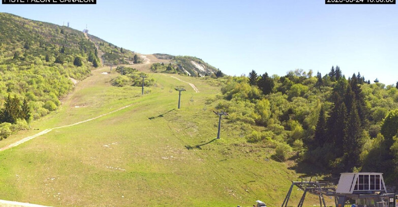 Webcam Monte Bondone - Bondone Palon e Canalon