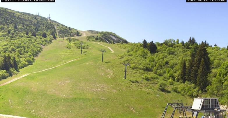 Webcam Monte Bondone - Bondone Palon e Canalon