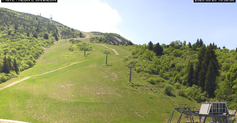 Webcam Monte Bondone - Bondone Palon e Canalon