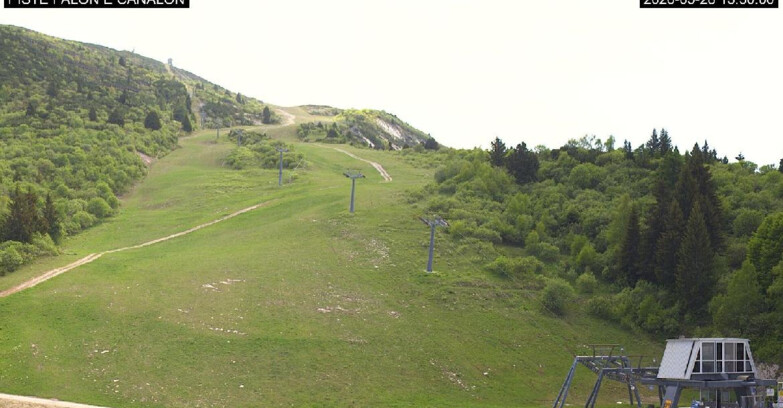Webcam Monte Bondone - Bondone Palon e Canalon
