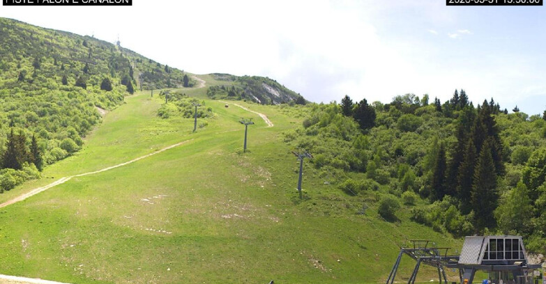 Webcam Monte Bondone - Bondone Palon e Canalon