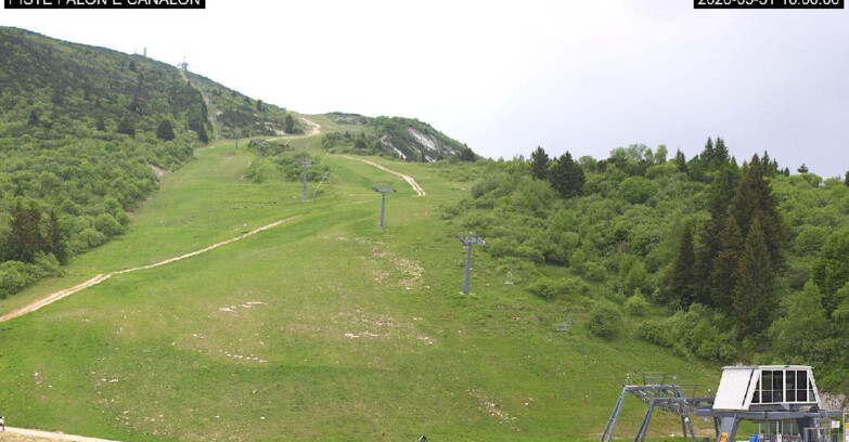 Webcam Monte Bondone - Bondone Palon e Canalon