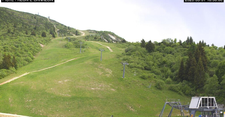 Webcam Monte Bondone - Bondone Palon e Canalon