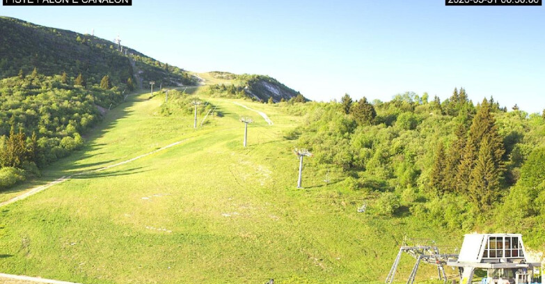Webcam Monte Bondone - Bondone Palon e Canalon
